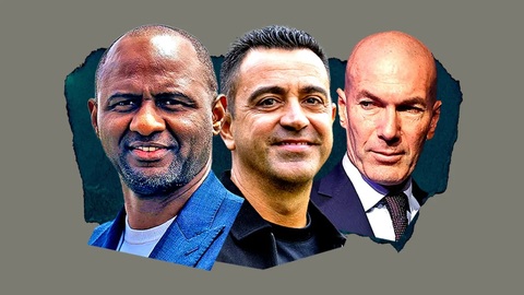Những Zidane, Vieira và Xavi sẽ đồng loạt ra mắt trên cương vị HLV các ĐTQG. Ảnh: The Times