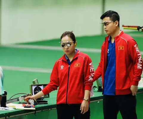 Thu Vinh và Quang Huy đều sớm bị loại. Ảnh: Bùi Lượng 