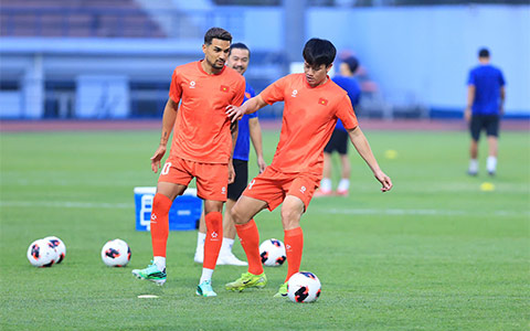 Hoàng Đức trở lại giúp HLV Kim Sang Sik bớt âu lo về tuyến giữa trước trận ra quân ở FIFA ASEAN Cup 2026