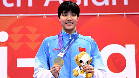 Yu Zidi mang về cho đoàn Trung Quốc tới 3 HCV ở ASIAD 2026