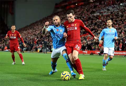 Robertson từng đá cho Liverpool
