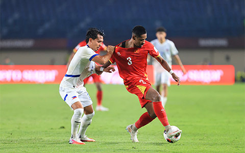 ĐT Việt Nam có chiến thắng vất vả trước Philippines ở trận ra quân FIFA ASEAN Cup 2026 - Ảnh: Đức Cường