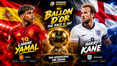 Cuộc đua giành Quả Bóng Vàng 2026 giữa Yamal và Kane vẫn chưa ngã ngũ