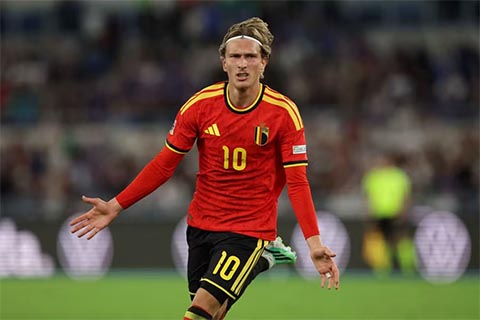 Mika Godts chính là "phát hiện mới" của Bỉ, nhân tố mà Pháp của Zidane phải dè chừng