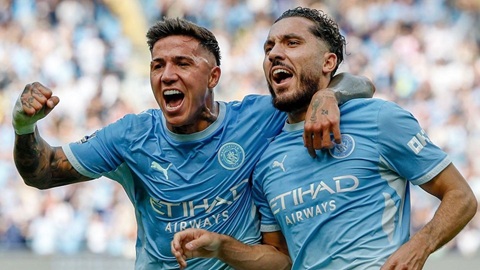 Man City đang dẫn đầu Premier League mùa này với 5 trận toàn thắng