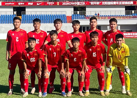 U16 Việt Nam đã có những trải nghiệm quý giá ở CFA Team China 2026