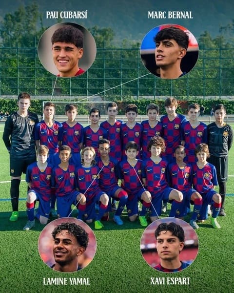 Montoya đánh giá rất cao dàn tài năng trẻ hiện tại của Barca. Ảnh: Reddit