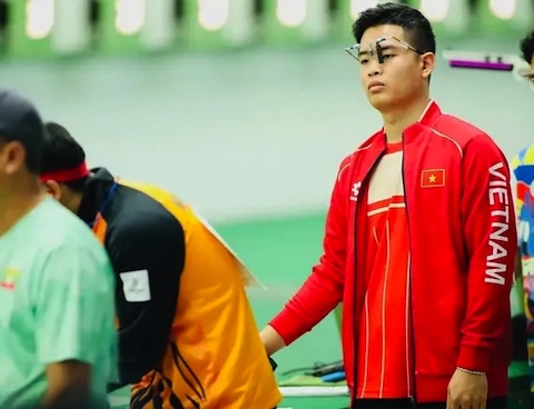Quang Huy chỉ đứng thứ 4 chung cuộc. Ảnh: Bùi Lượng