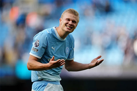Haaland là cái tên được săn đón nhất nếu như Man City tan đàn xẻ nghé