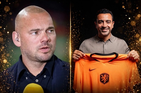 Sneijder đang nghi ngờ tư cách dẫn dắt ĐT Hà Lan của Xavi. Ảnh: Facebook