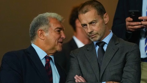 UEFA có đủ quyền lực để trừng phạt Barca vì sai phạm trong nước. Ảnh: Diario AS
