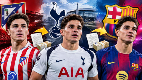 Tottenham sẵn sàng chi 130 triệu euro mua Alvarez từ Atletico có kèm điều khoản bán lại cho Barca
