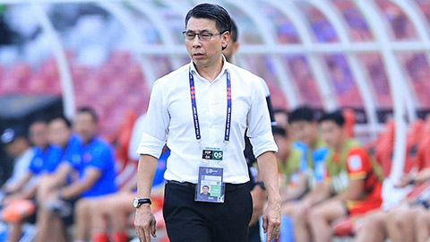 HLV Tan Cheng Hoe hạnh phúc khi giúp Malaysia phá dớp không thắng trước ĐT Việt Nam - Ảnh: Đức Cường 