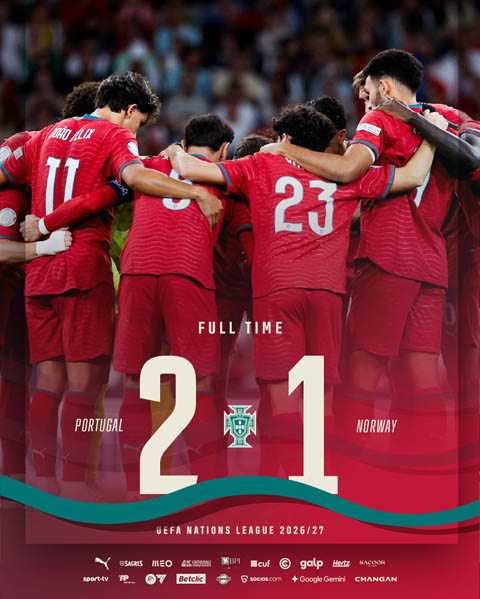 Bồ Đào Nha giành vé vào tứ kết Nations League 2026/27