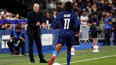 Zidane đánh giá cao tầm ảnh hưởng của Olise trong lối chơi của ĐT Pháp