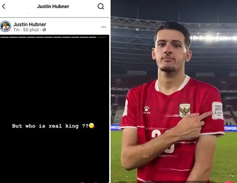 Màn ăn mừng gây tranh cãi của hậu vệ Hậu vệ Justin Hubner