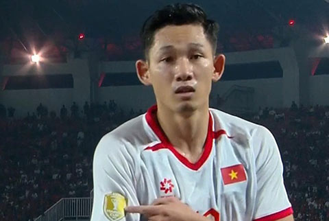 Màn ăn mừng của Hai Long ở AFF Cup 2026