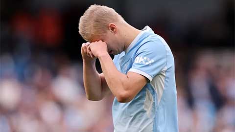 Logo của OKX xuất hiện trên áo đấu Man City