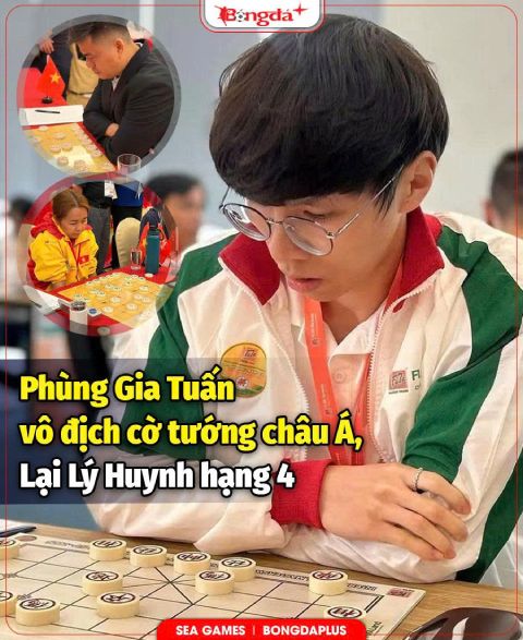 Phùng Gia Tuấn chính thức trở thành nhà vô địch châu Á lần thứ 21 Ảnh: LĐCTVN
