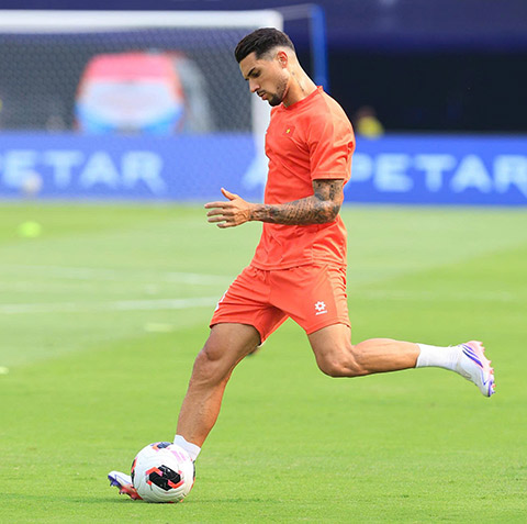 Hoàng Hên không thể tham dự phần còn lại lượt đi V.League 2026/27 - Ảnh: Đức Cường