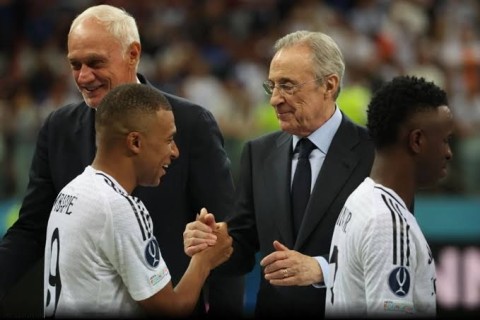 Đài RMC Sport khẳng định ban lãnh đạo Real Madrid đang "không hài lòng" với Mbappe. Ảnh: O Gol