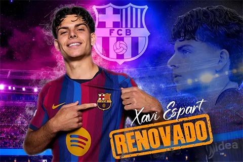Barca giữ chân Xavi Espart tới năm 2030