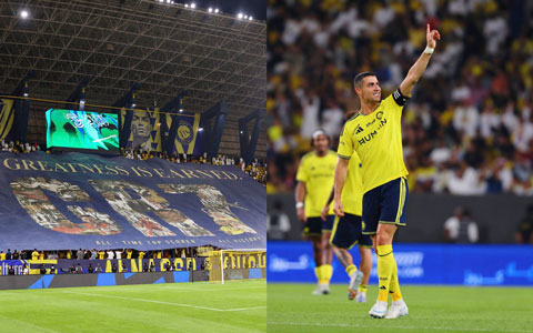 Ronaldo nhận được sự ủng hộ của các CĐV Al Nassr