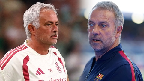 Jose Mourinho sắp có dịp đấu trí với Hansi Flick ở trận El Clasico tại vòng 10 La Liga