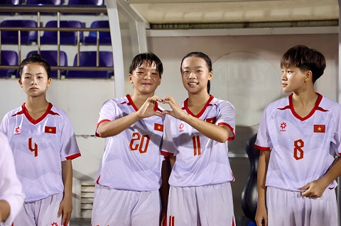 U17 Việt Nam chỉ cần hoà là đủ giành vé đi tiếp. Ảnh: Anh Khoa