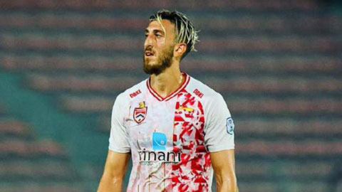 Giancarlo Gallifuoco, trung vệ hiện khoác áo CLB Kuala Lumpur City. Ảnh - NST