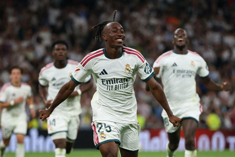 Diomande đã ghi bàn đầu tiên cho Real Madrid