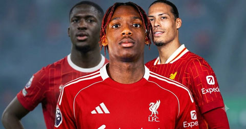 Jacquet được kỳ vọng sẽ thay thế Konate và Van Dijk gánh vác hàng thủ của Liverpool