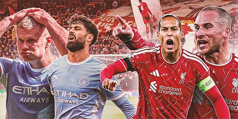 Cuộc thư hùng Liverpool vs Man City được xem là "derby nước Anh" mới