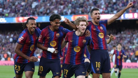 Barca nhẹ nhàng đánh bại Getafe 3-0 dù thay tới 7 vị trí trong đội hình xuất phát. Ảnh: El Periodico