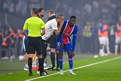 Luis Enrique theo rất sát tình trạng thể lưc của Dembele