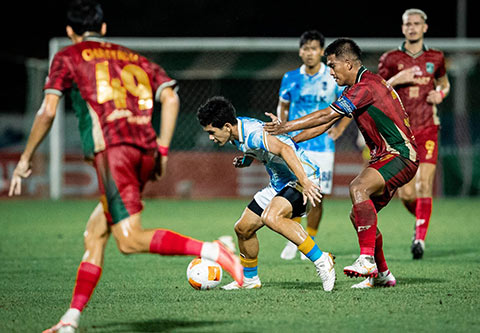 Kanachaburi FC 4 trận liên tiếp chưa thắng ở Thai League 2
