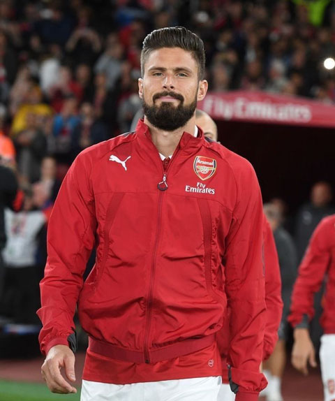 Giroud có những năm tháng đáng nhớ ở Arsenal