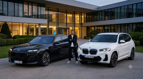 Mbappe bỏ BMW i7 để chọn iX3 nhỏ gọn hơn