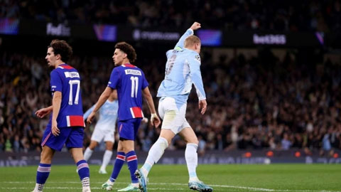 Haaland và Man City đã khiến PSG gặp rất nhiều khó khăn