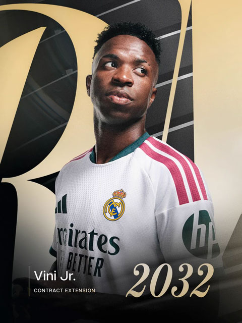 Từ sau khi ký hợp đồng mới, Vinicius như một con người khác