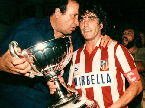 Paulo Futre có một vị trí đặc biệt trong lòng người hâm mộ Atletico. Ảnh: Colgado por el Futbol 