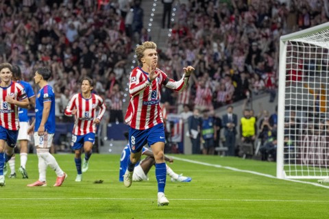 Pablo Barrios đã xé lưới MU ngay ở phút đầu tiên của trận đấu. Ảnh: Marca