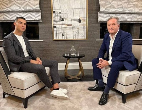 Ronaldo và Piers Morgan