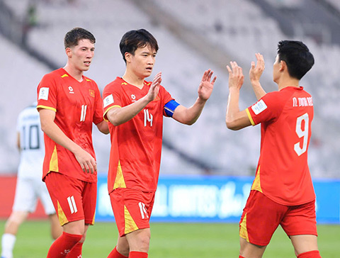ĐT Việt Nam vẫn chuẩn bị đúng kế hoạch hướng tới Asian Cup 2027 vào đầu năm sau - Ảnh: Đức Cường