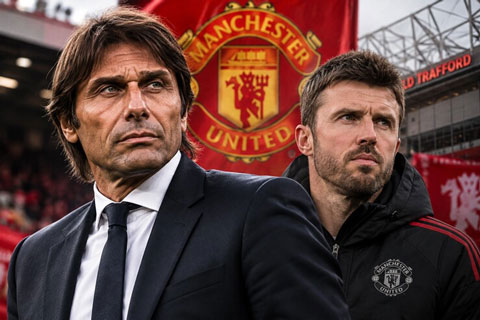 Conte sẵn sàng thay Carrick dẫn dắt MU
