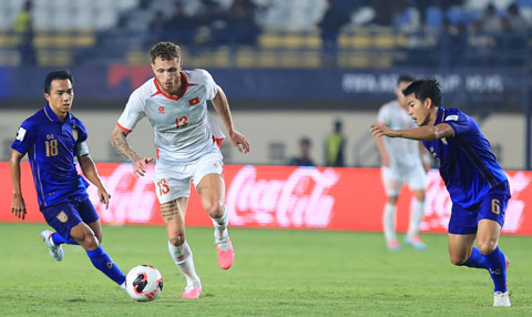 Tài Lộc chơi chưa thuyết phục tại FIFA ASEAN Cup 2026. Ảnh: Đức Cường