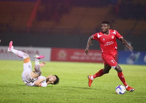 Thể Công "ngã" trận thứ ba liên tiếp ở V.League 2026/27. Ảnh: Hà Quỳnh Đức 