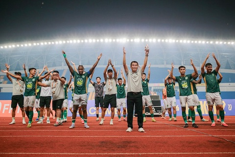 Thái Nguyên độc chiếm ngôi đầu với 3 trận toàn thắng. Ảnh: CTV