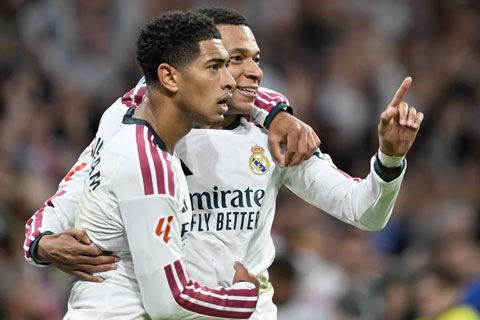 Sự ăn ý của Bellingham và Mbappe mang lại sức sống mới cho Real