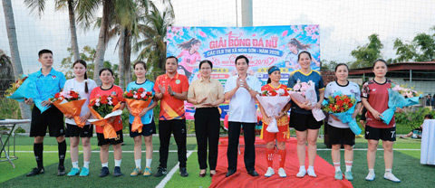 Giải bóng đá nữ các CLB thị xã Nghi Sơn năm 2026 thành công tốt đẹp